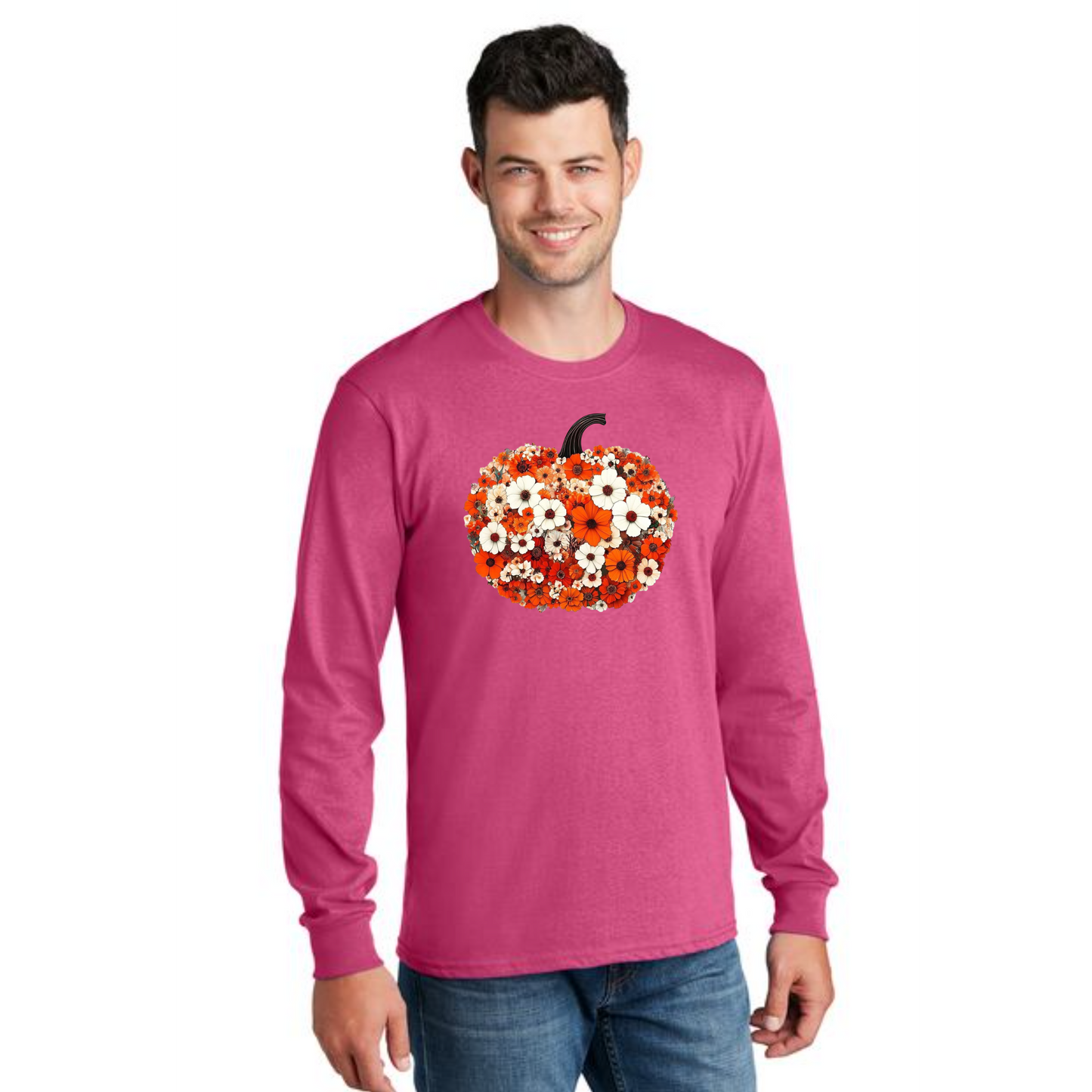 THANKSGIVING PC54LS Port & Company® Long Sleeve Core Cotton Tee 47