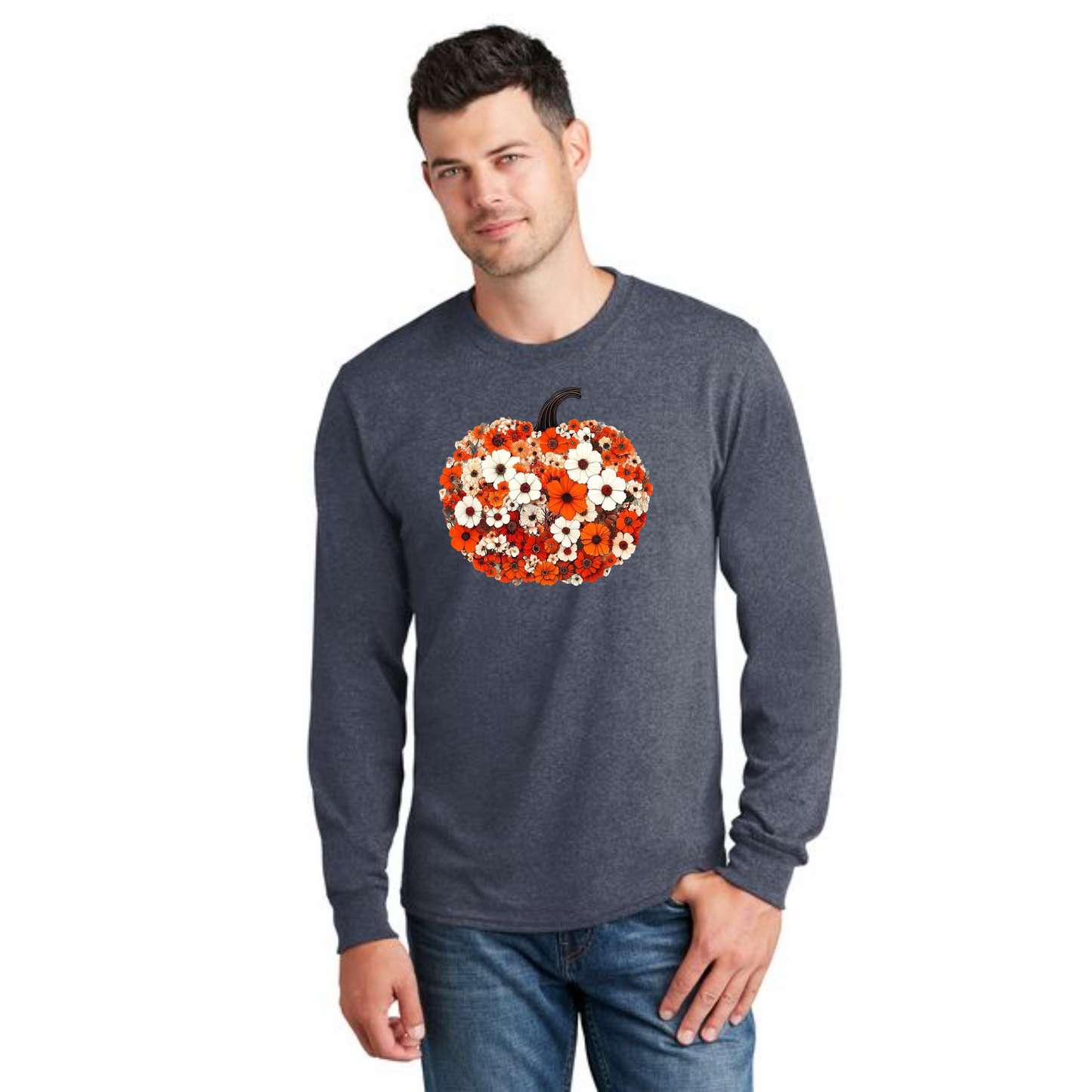 THANKSGIVING PC54LS Port & Company® Long Sleeve Core Cotton Tee 47