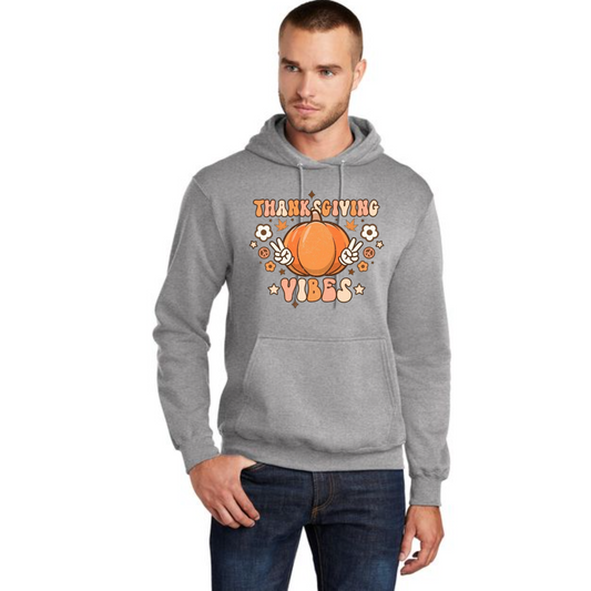 THANKSGIVING Port & Company® Core Fleece Pullover Hooded Sweatshirt 48
