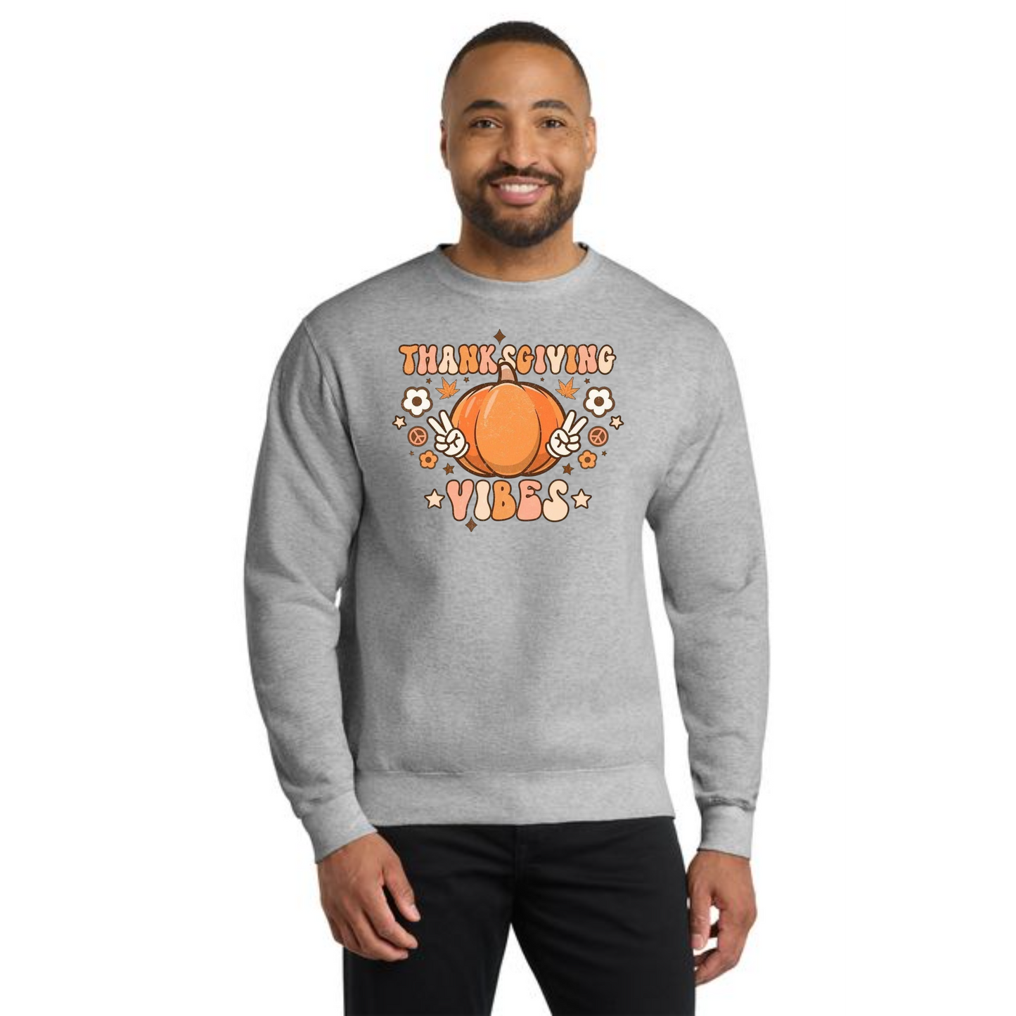THANKSGIVING PC78 Port & Company® Core Fleece Crewneck Sweatshirt 48