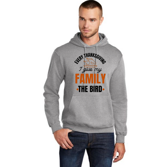 THANKSGIVING Port & Company® Core Fleece Pullover Hooded Sweatshirt 50