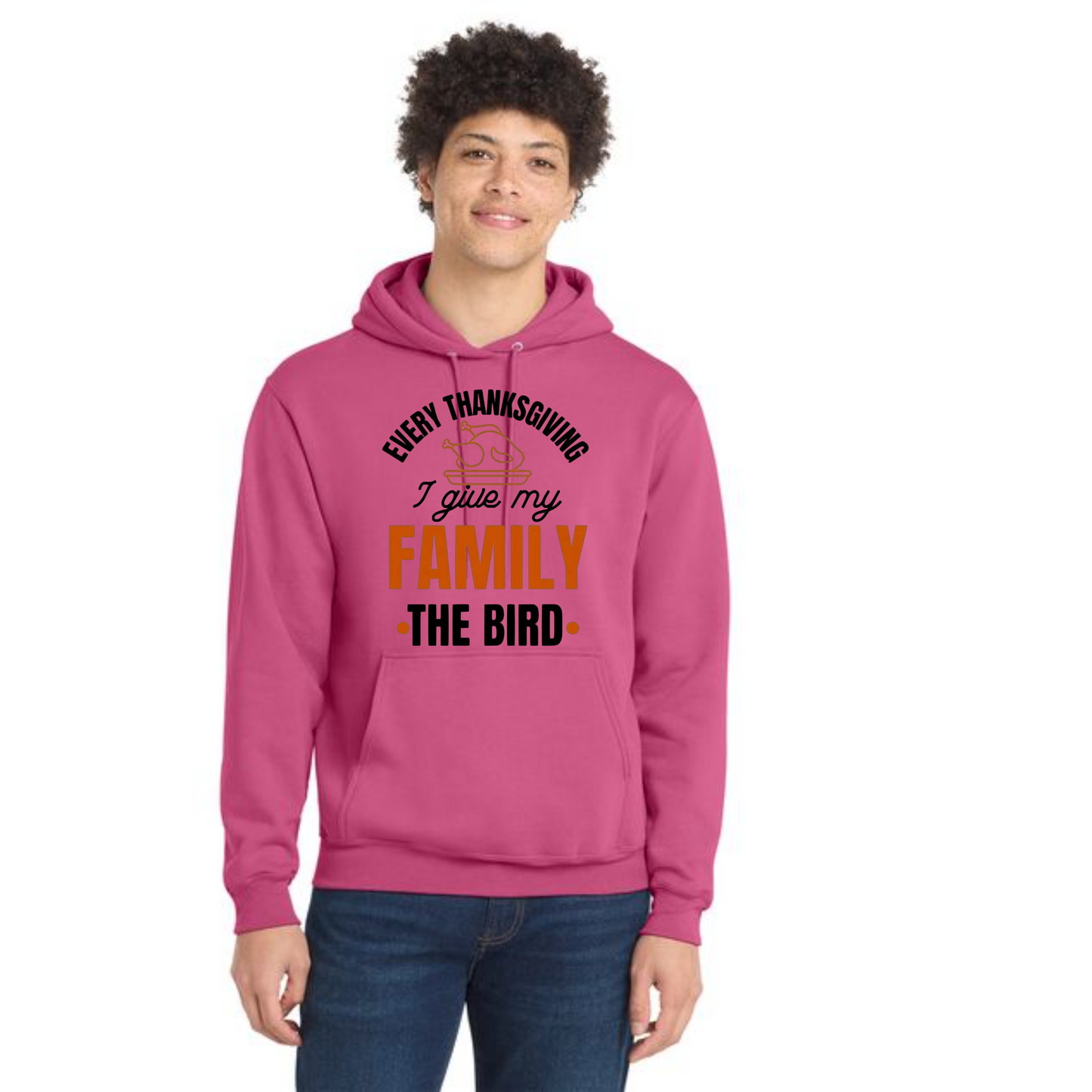 THANKSGIVING Port & Company® Core Fleece Pullover Hooded Sweatshirt 50