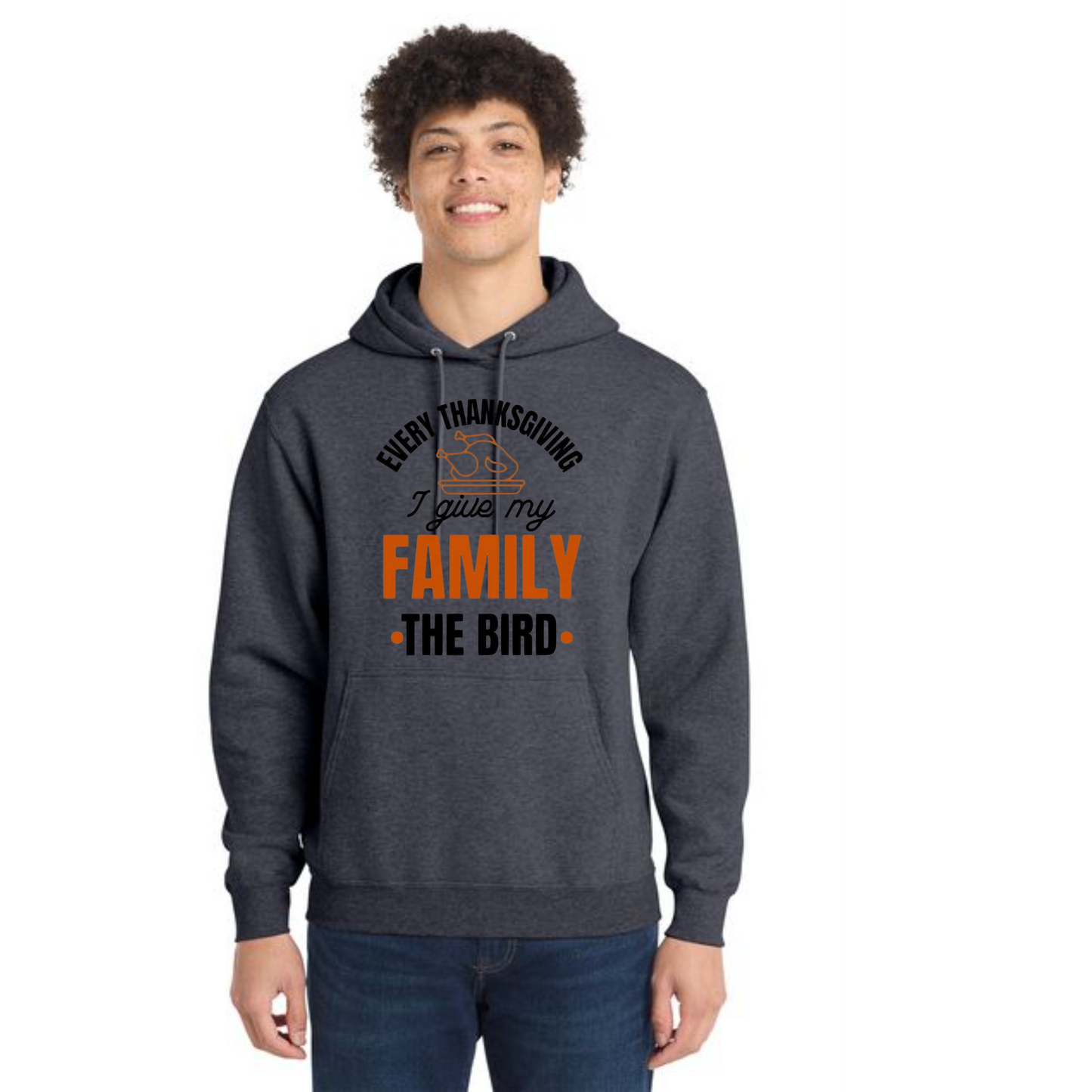 THANKSGIVING Port & Company® Core Fleece Pullover Hooded Sweatshirt 50