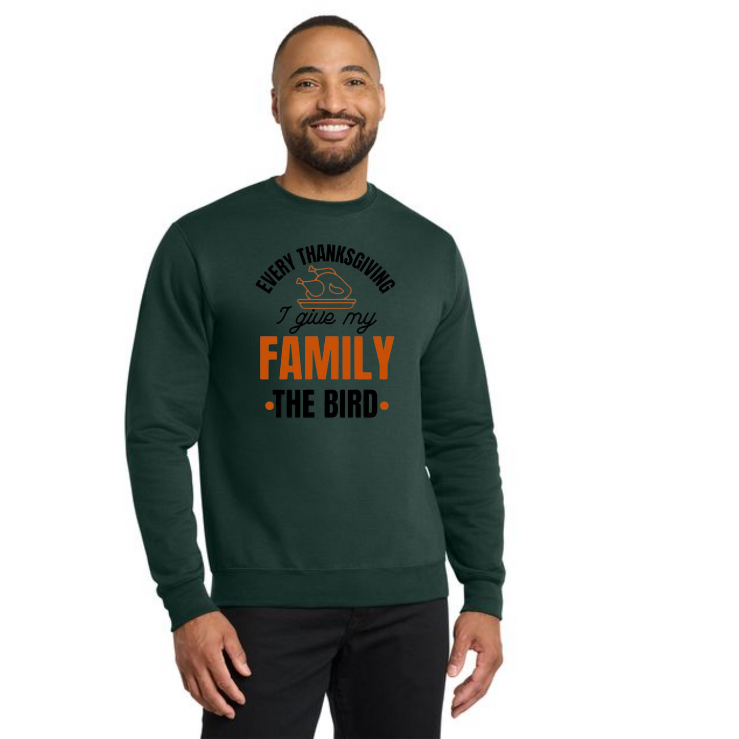 THANKSGIVING PC78 Port & Company® Core Fleece Crewneck Sweatshirt 50