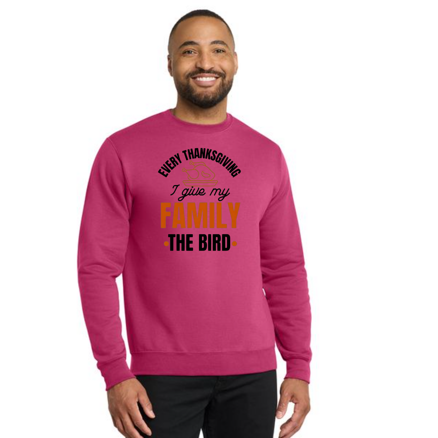 THANKSGIVING PC78 Port & Company® Core Fleece Crewneck Sweatshirt 50
