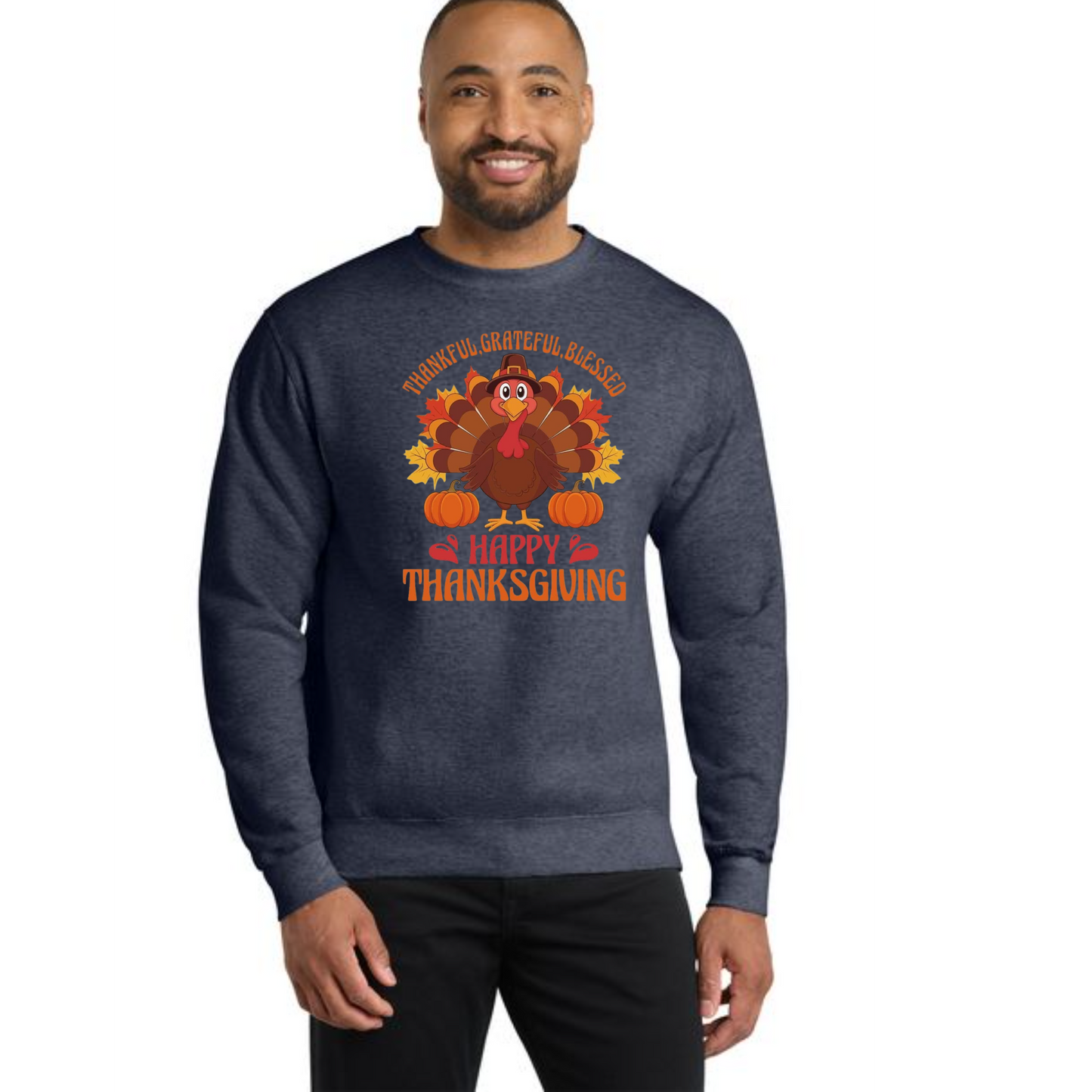 THANKSGIVING PC78 Port & Company® Core Fleece Crewneck Sweatshirt 51