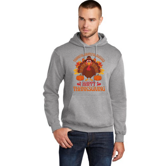 THANKSGIVING Port & Company® Core Fleece Pullover Hooded Sweatshirt 51