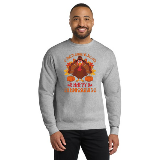 THANKSGIVING PC78 Port & Company® Core Fleece Crewneck Sweatshirt 51
