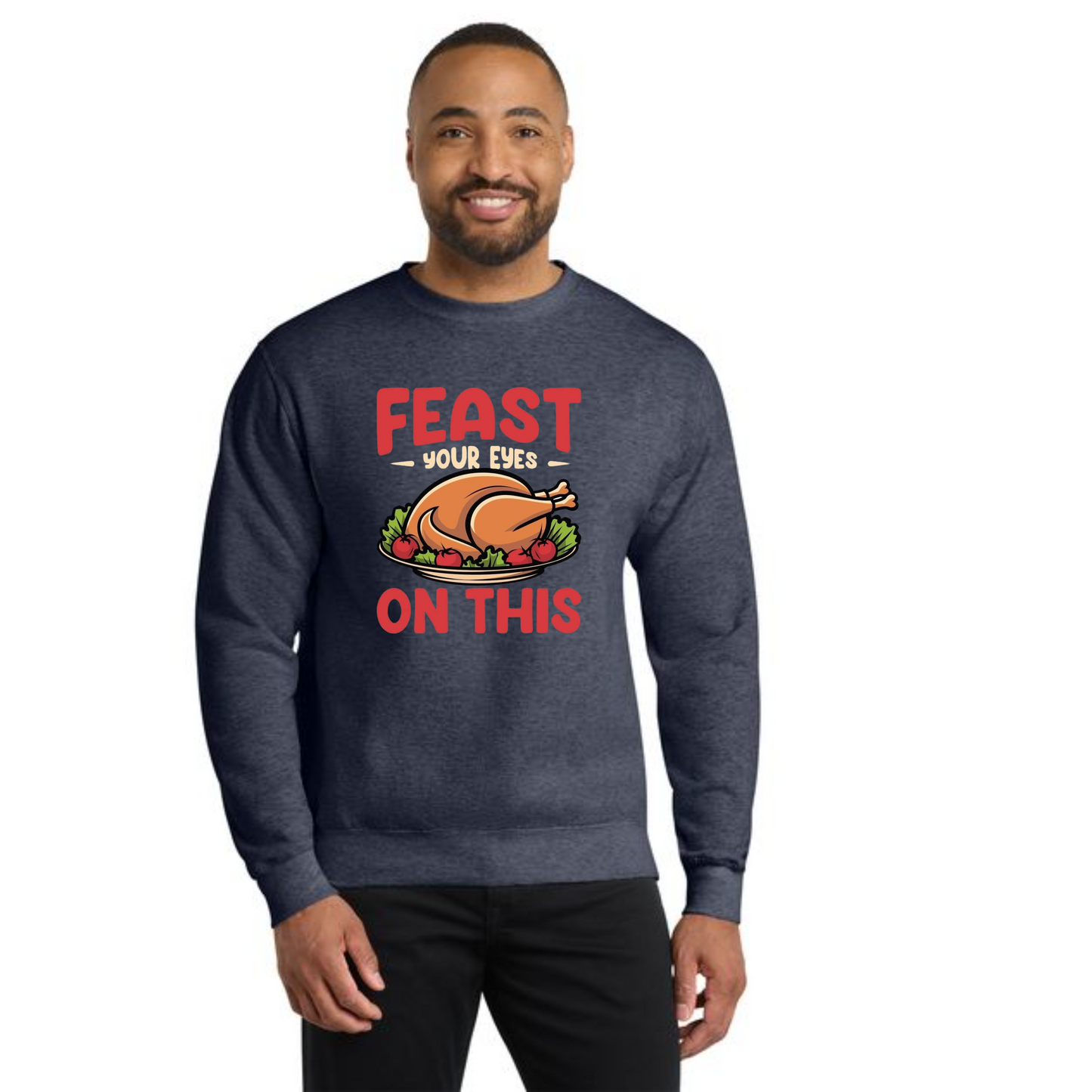 THANKSGIVING PC78 Port & Company® Core Fleece Crewneck Sweatshirt 52