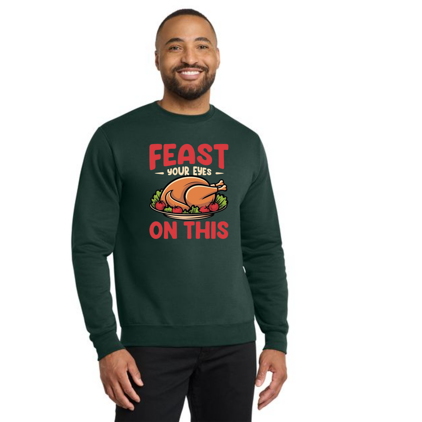 THANKSGIVING PC78 Port & Company® Core Fleece Crewneck Sweatshirt 52