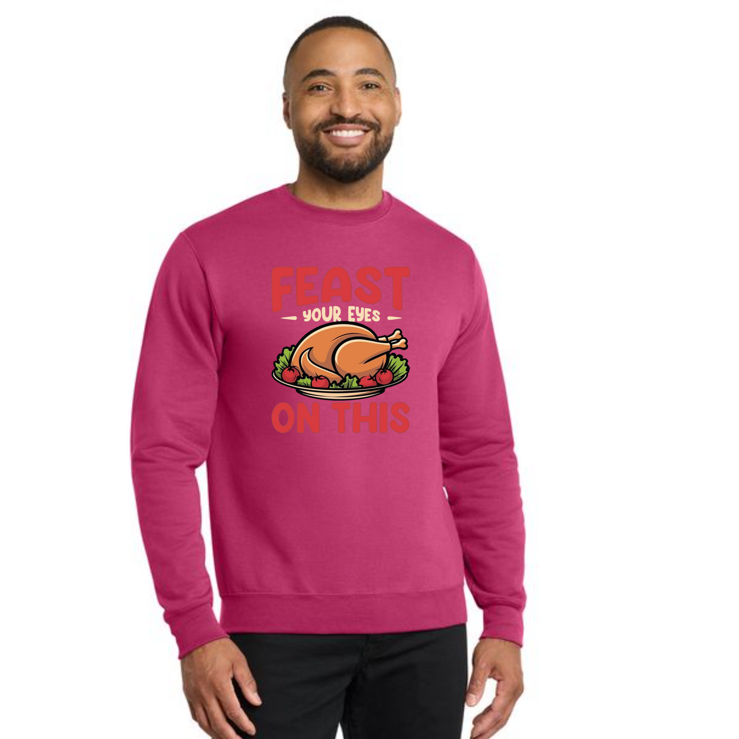 THANKSGIVING PC78 Port & Company® Core Fleece Crewneck Sweatshirt 52