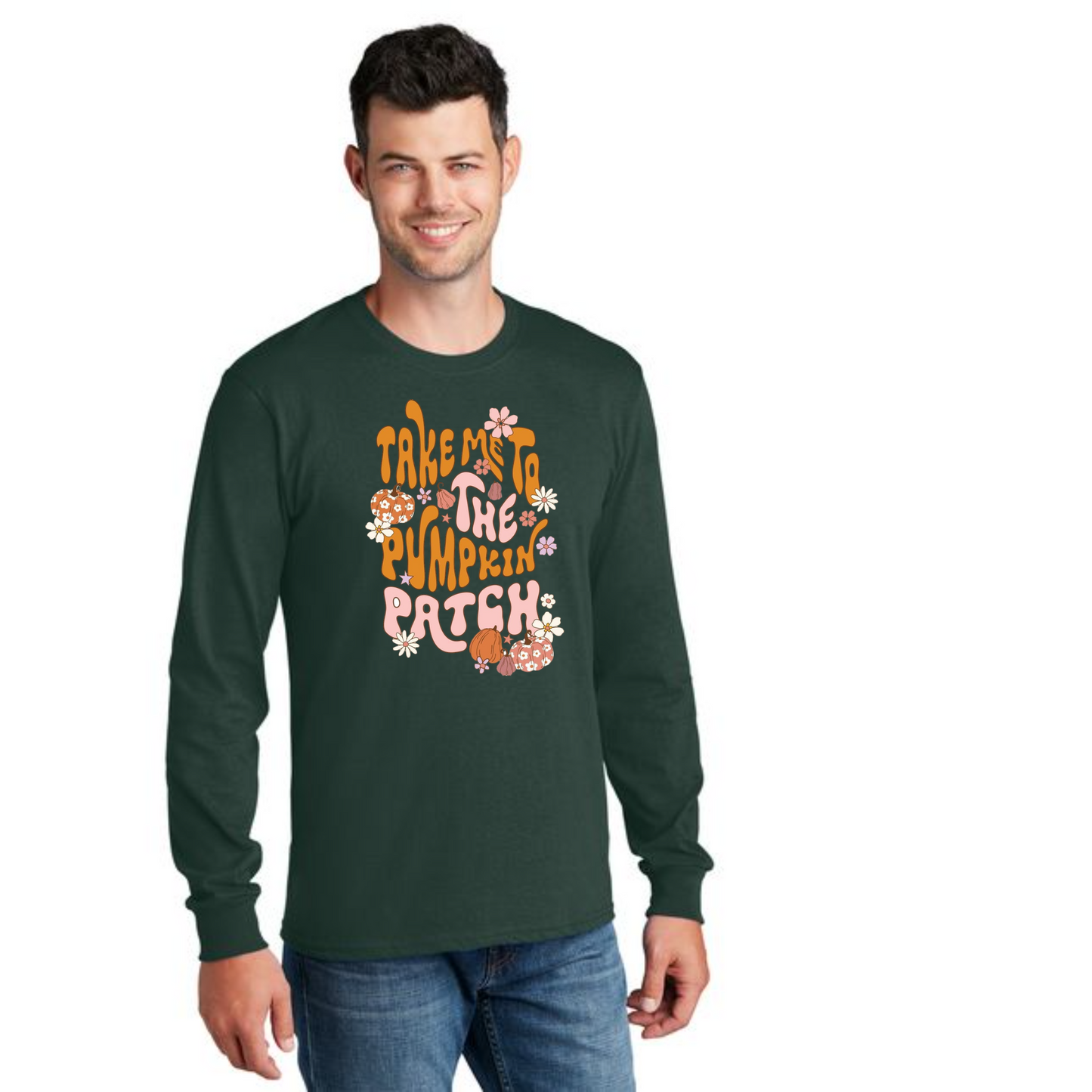 THANKSGIVING PC54LS Port & Company® Long Sleeve Core Cotton Tee 55