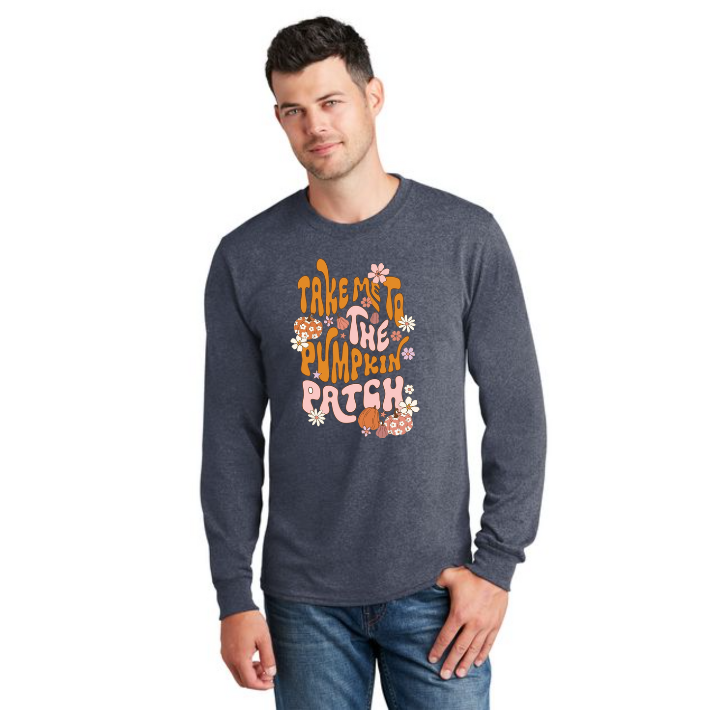 THANKSGIVING PC54LS Port & Company® Long Sleeve Core Cotton Tee 55