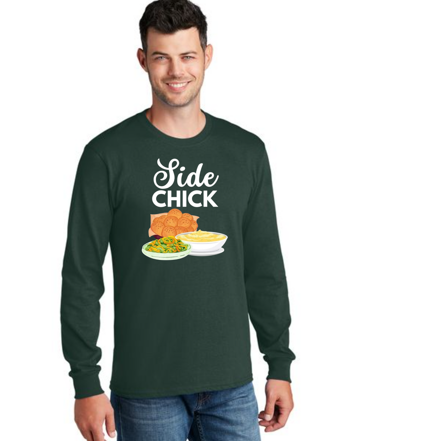 THANKSGIVING PC54LS Port & Company® Long Sleeve Core Cotton Tee 7