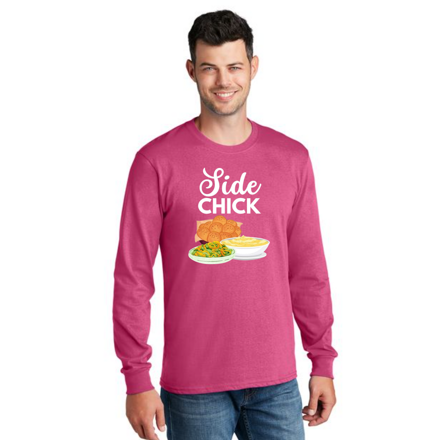 THANKSGIVING PC54LS Port & Company® Long Sleeve Core Cotton Tee 7