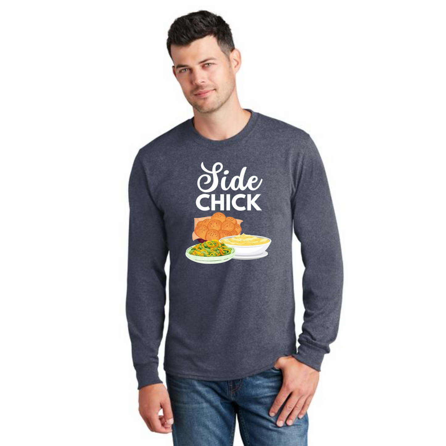 THANKSGIVING PC54LS Port & Company® Long Sleeve Core Cotton Tee 7