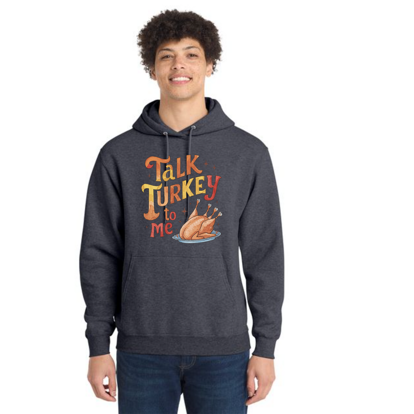 THANKSGIVING Port & Company® Core Fleece Pullover Hooded Sweatshirt 57