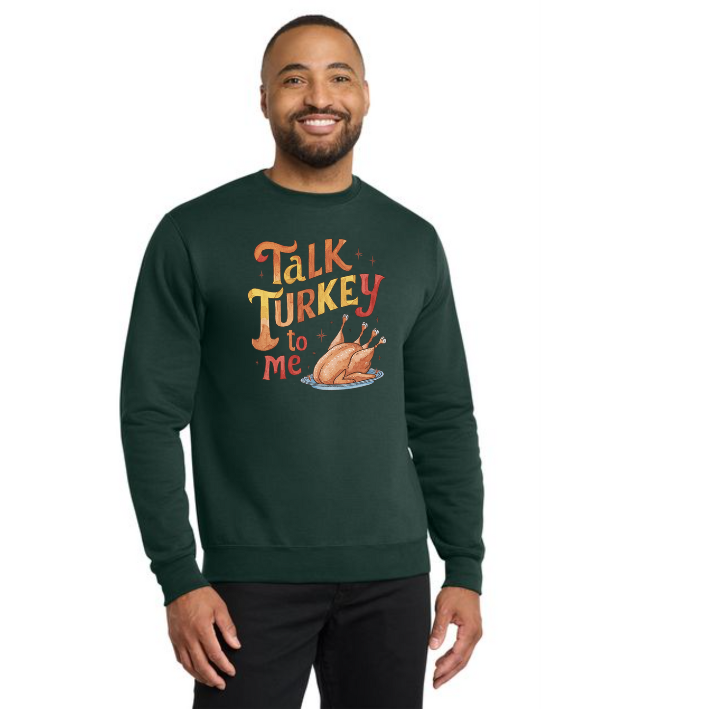 THANKSGIVING PC78 Port & Company® Core Fleece Crewneck Sweatshirt 57