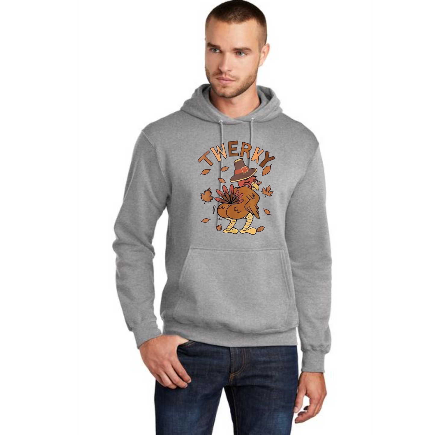 THANKSGIVING Port & Company® Core Fleece Pullover Hooded Sweatshirt 60