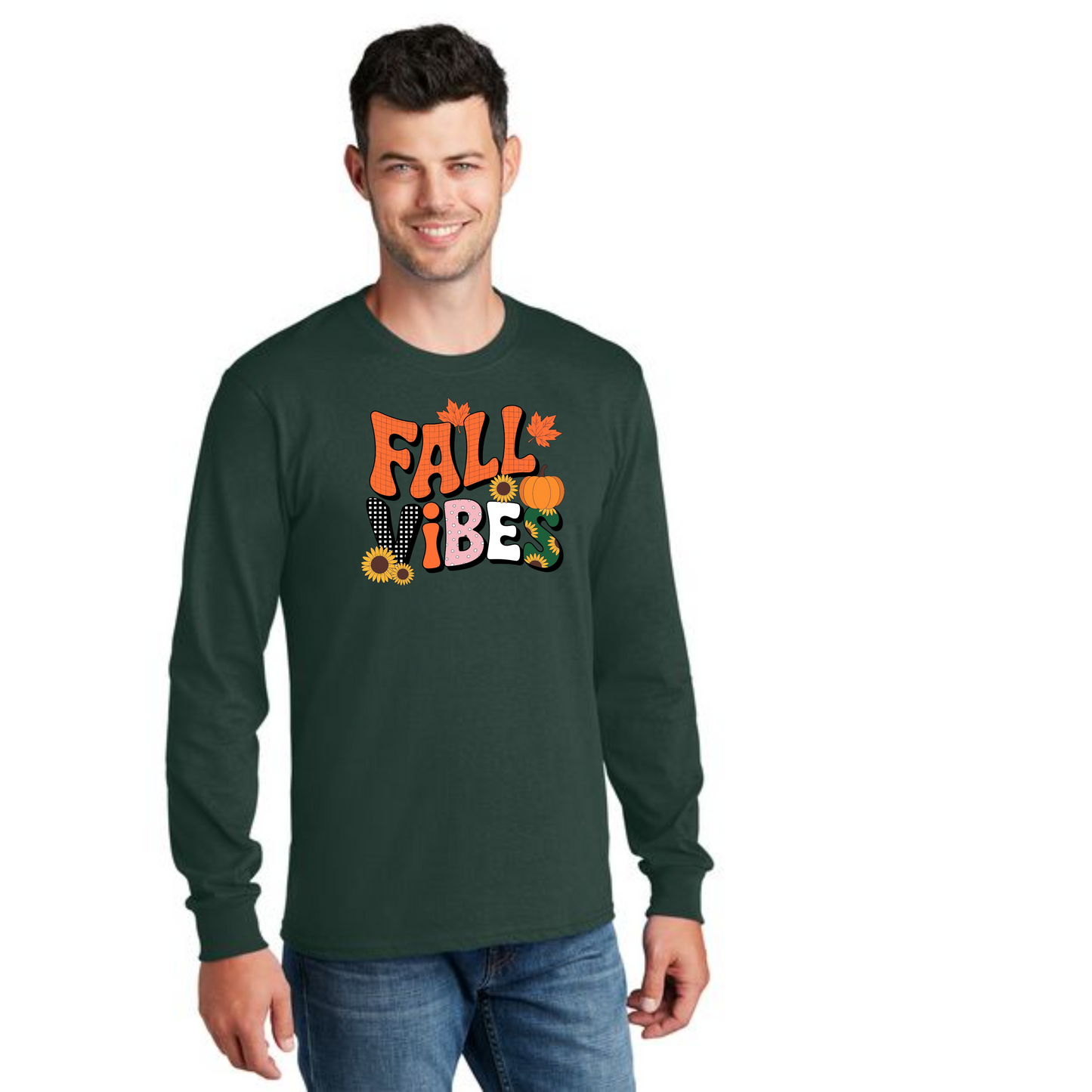 THANKSGIVING PC54LS Port & Company® Long Sleeve Core Cotton Tee 62