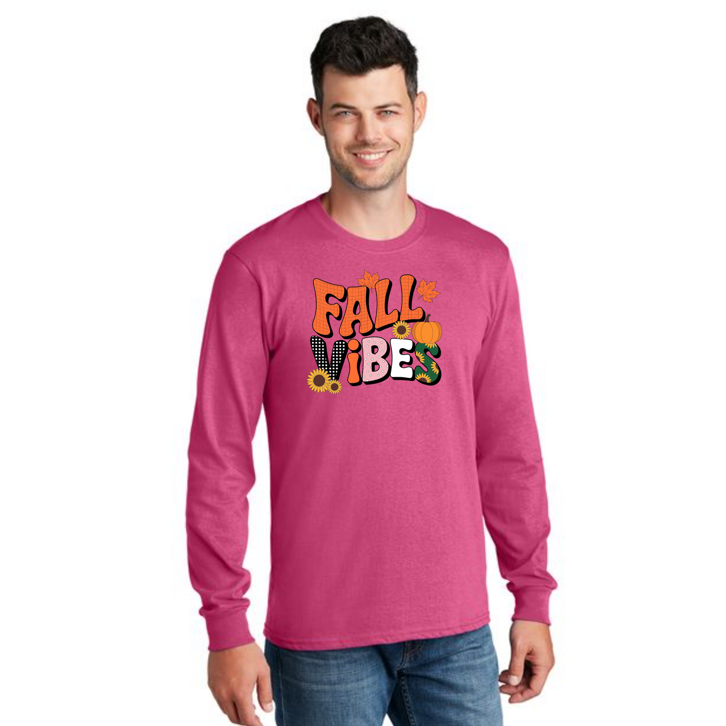 THANKSGIVING PC54LS Port & Company® Long Sleeve Core Cotton Tee 62