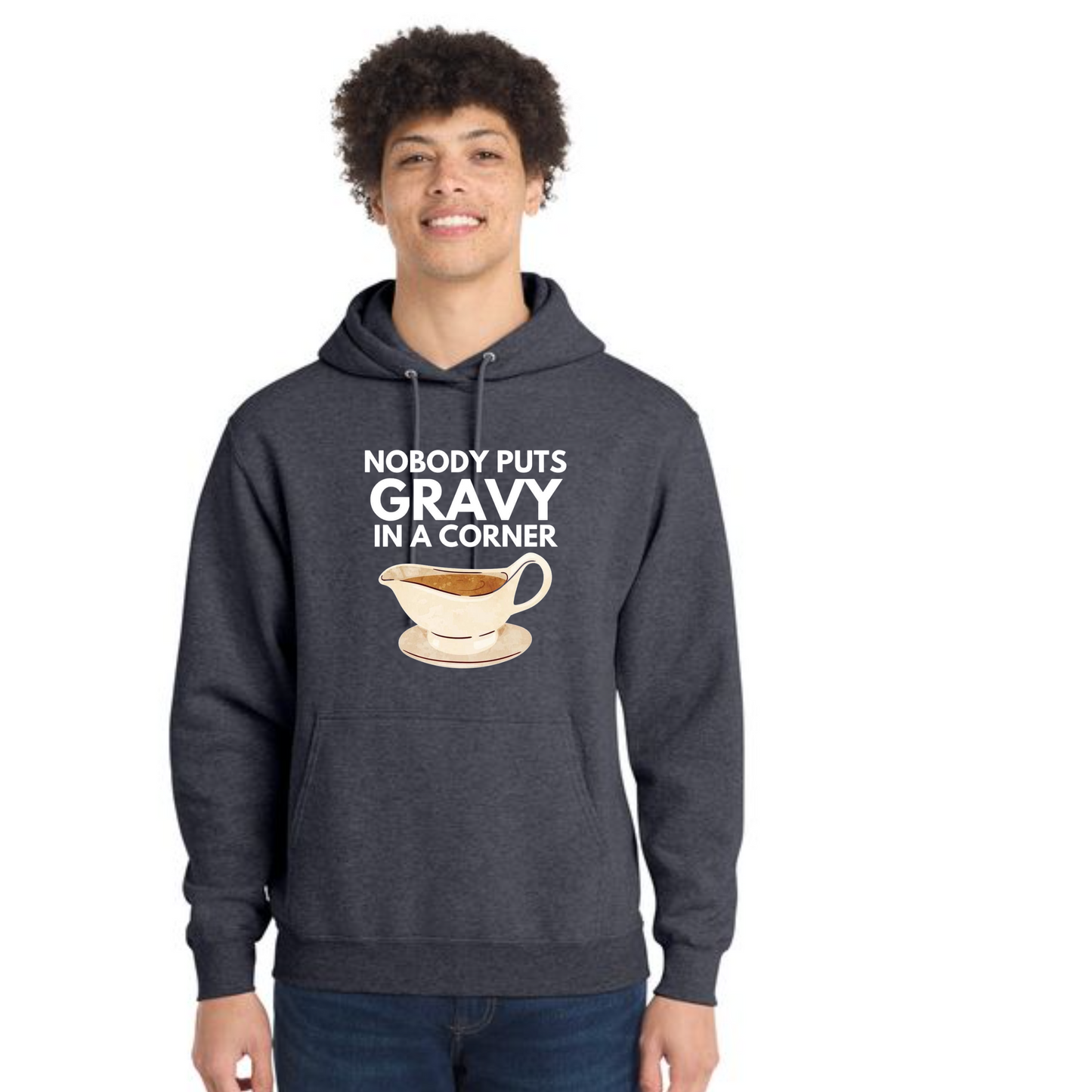 THANKSGIVING Port & Company® Core Fleece Pullover Hooded Sweatshirt 8