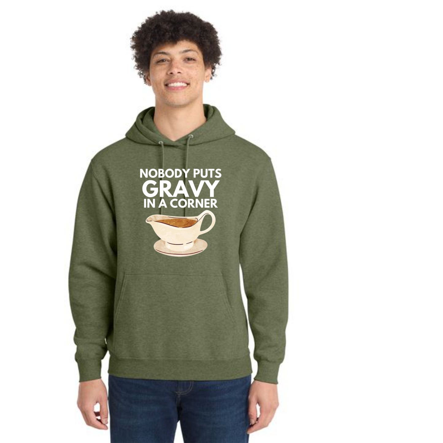 THANKSGIVING Port & Company® Core Fleece Pullover Hooded Sweatshirt 8