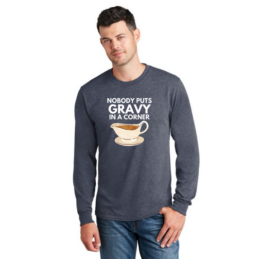 THANKSGIVING PC54LS Port & Company® Long Sleeve Core Cotton Tee 8