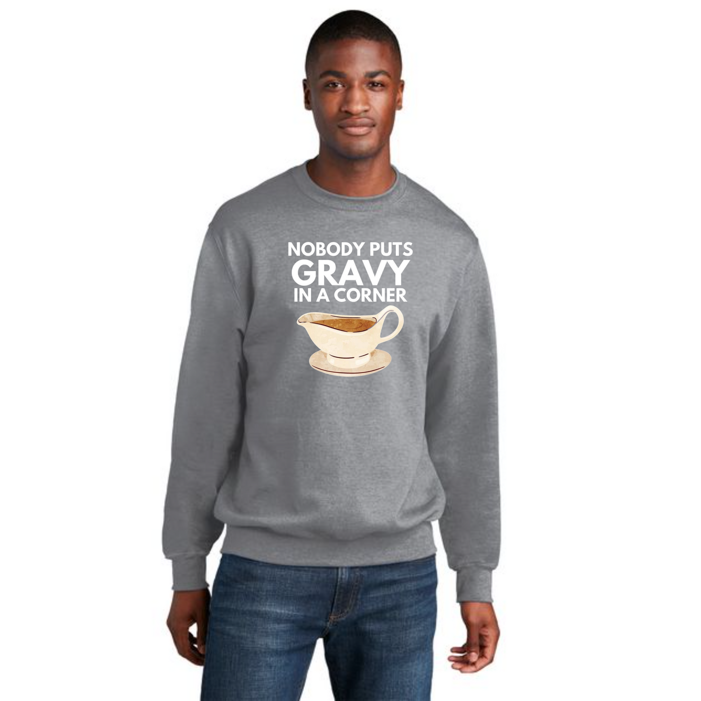 THANKSGIVING PC78 Port & Company® Core Fleece Crewneck Sweatshirt 8