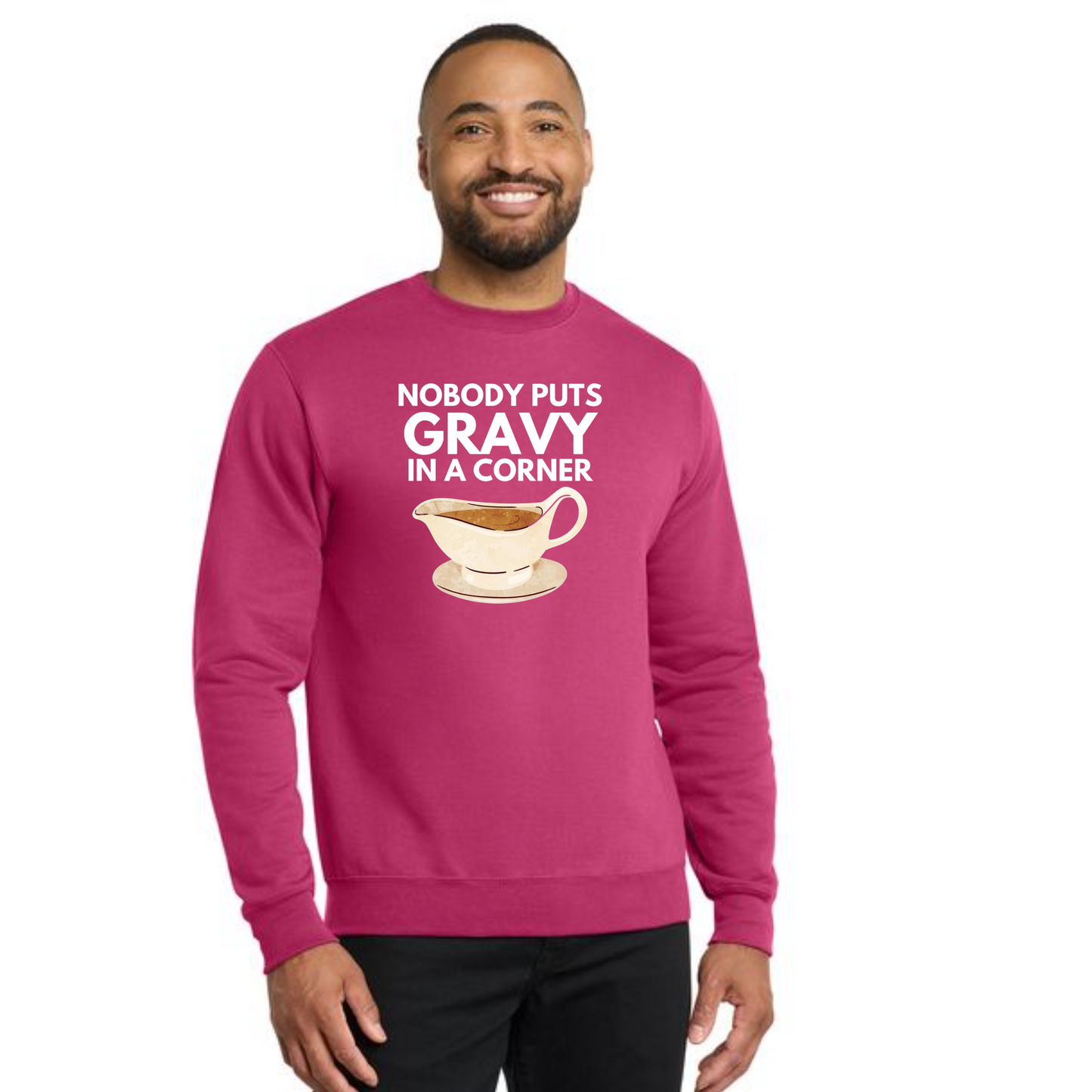 THANKSGIVING PC78 Port & Company® Core Fleece Crewneck Sweatshirt 8