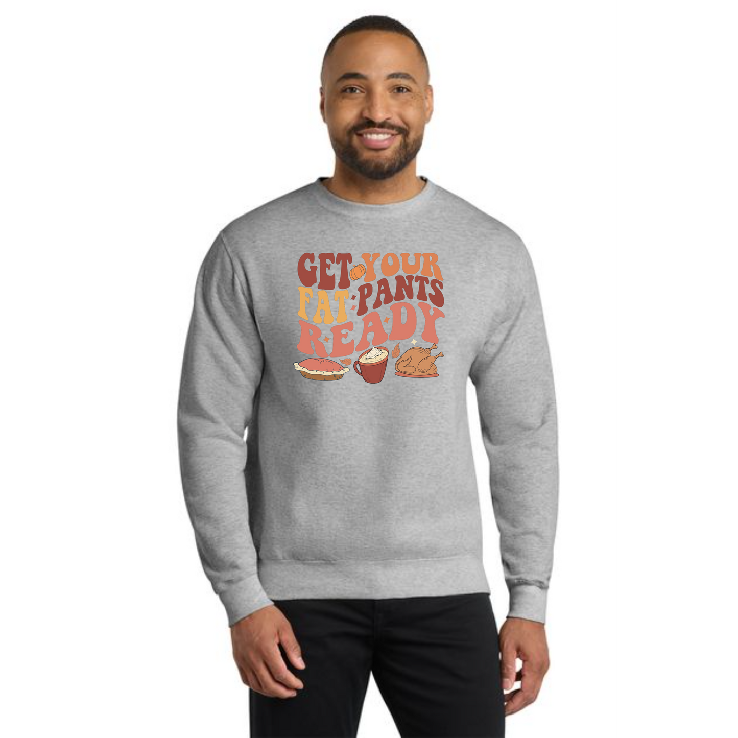 THANKSGIVING PC78 Port & Company® Core Fleece Crewneck Sweatshirt 64