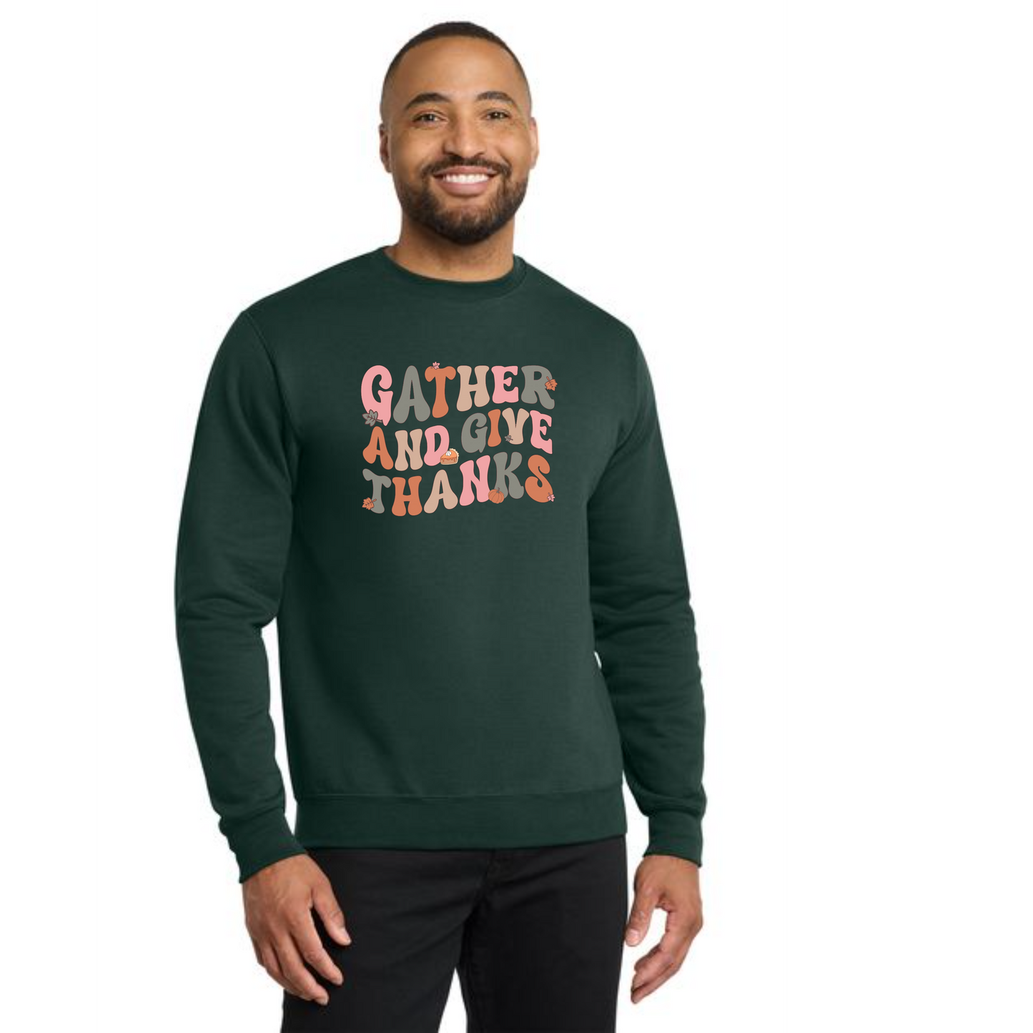 THANKSGIVING PC78 Port & Company® Core Fleece Crewneck Sweatshirt 65