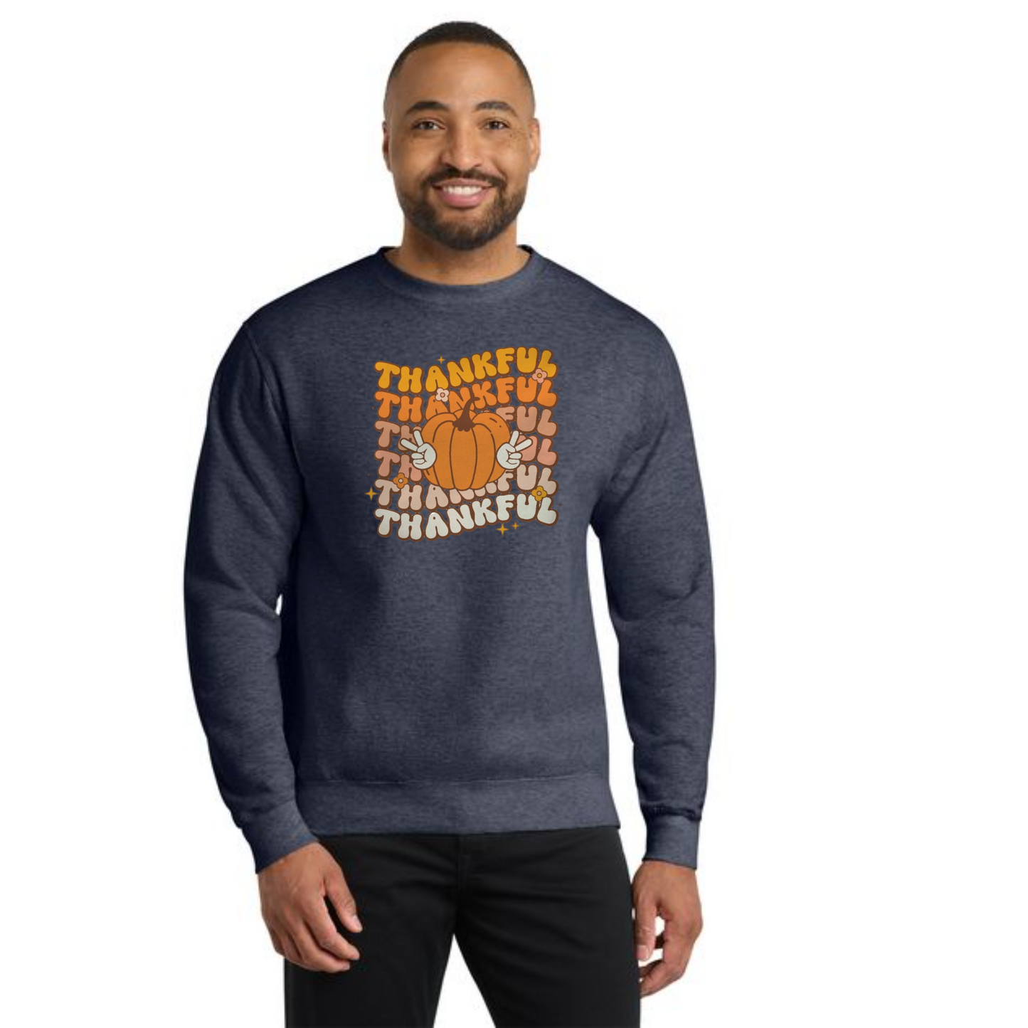 THANKSGIVING PC78 Port & Company® Core Fleece Crewneck Sweatshirt 66