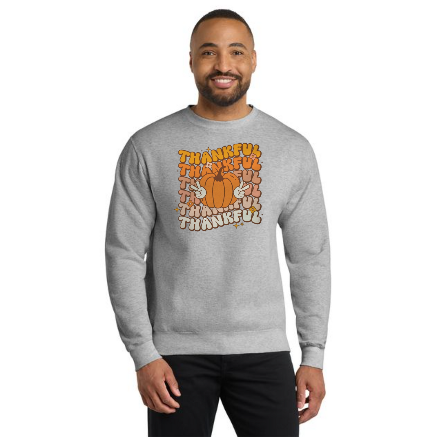 THANKSGIVING PC78 Port & Company® Core Fleece Crewneck Sweatshirt 66