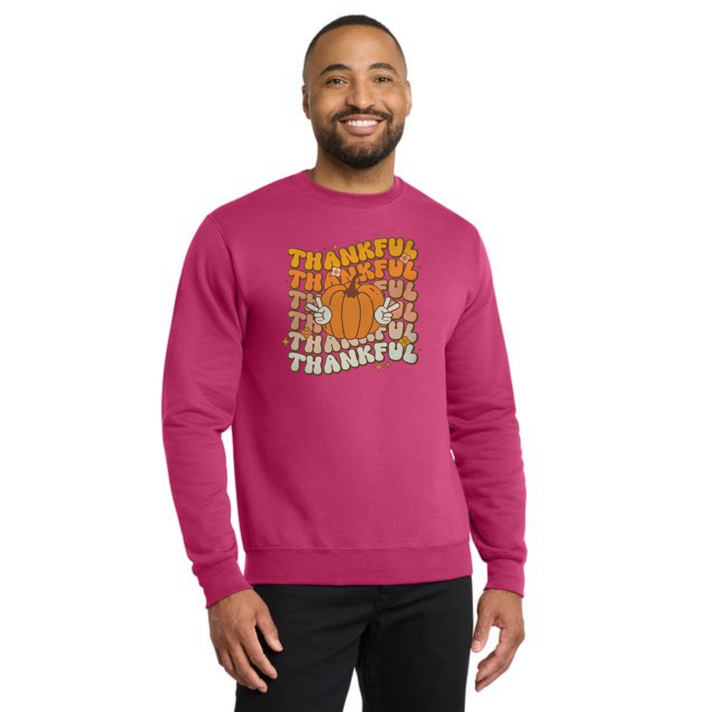 THANKSGIVING PC78 Port & Company® Core Fleece Crewneck Sweatshirt 66