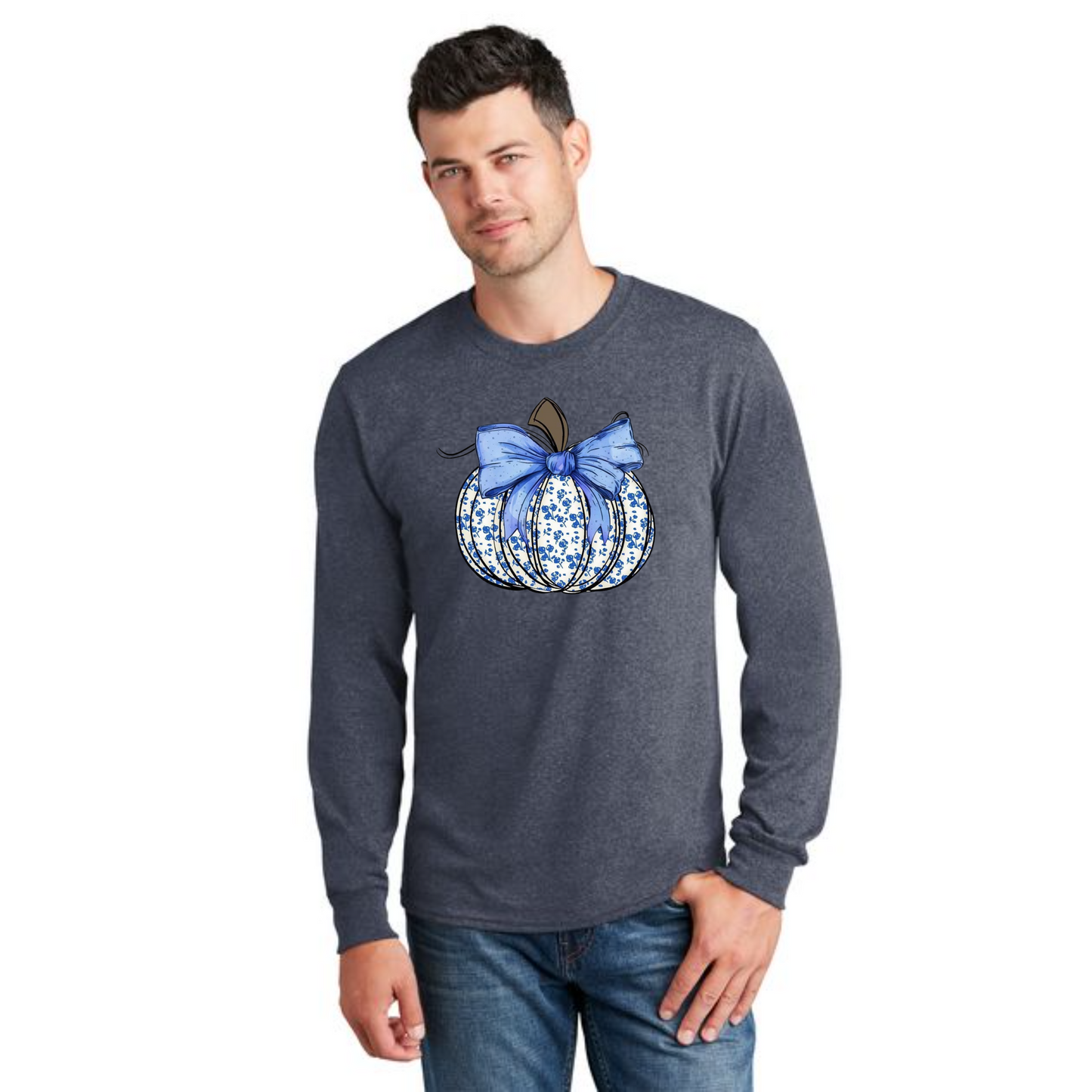 THANKSGIVING PC54LS Port & Company® Long Sleeve Core Cotton Tee 70