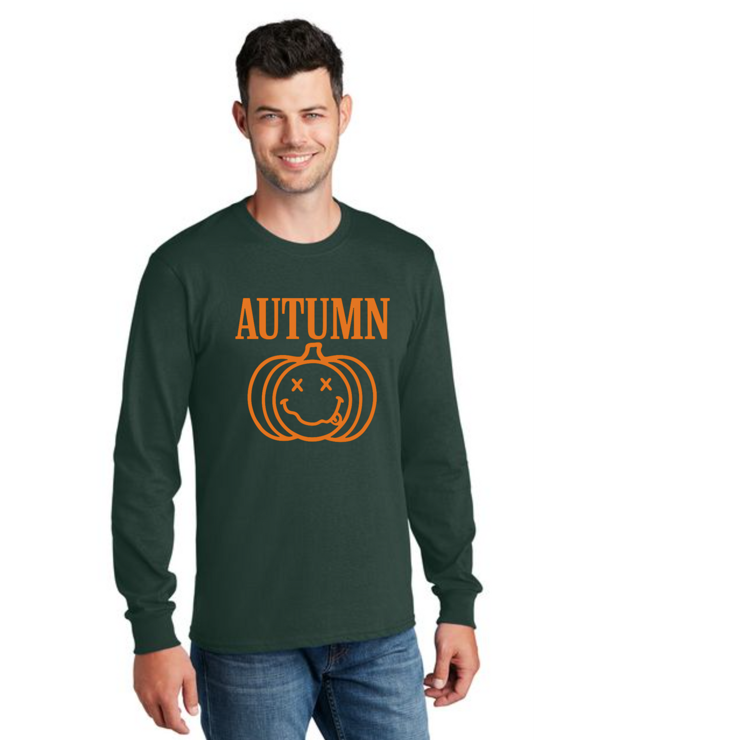 THANKSGIVING PC54LS Port & Company® Long Sleeve Core Cotton Tee 69