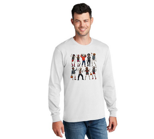 HALLOWEEN PC55LS Port & Company® Long Sleeve Core Cotton Tee HW-78
