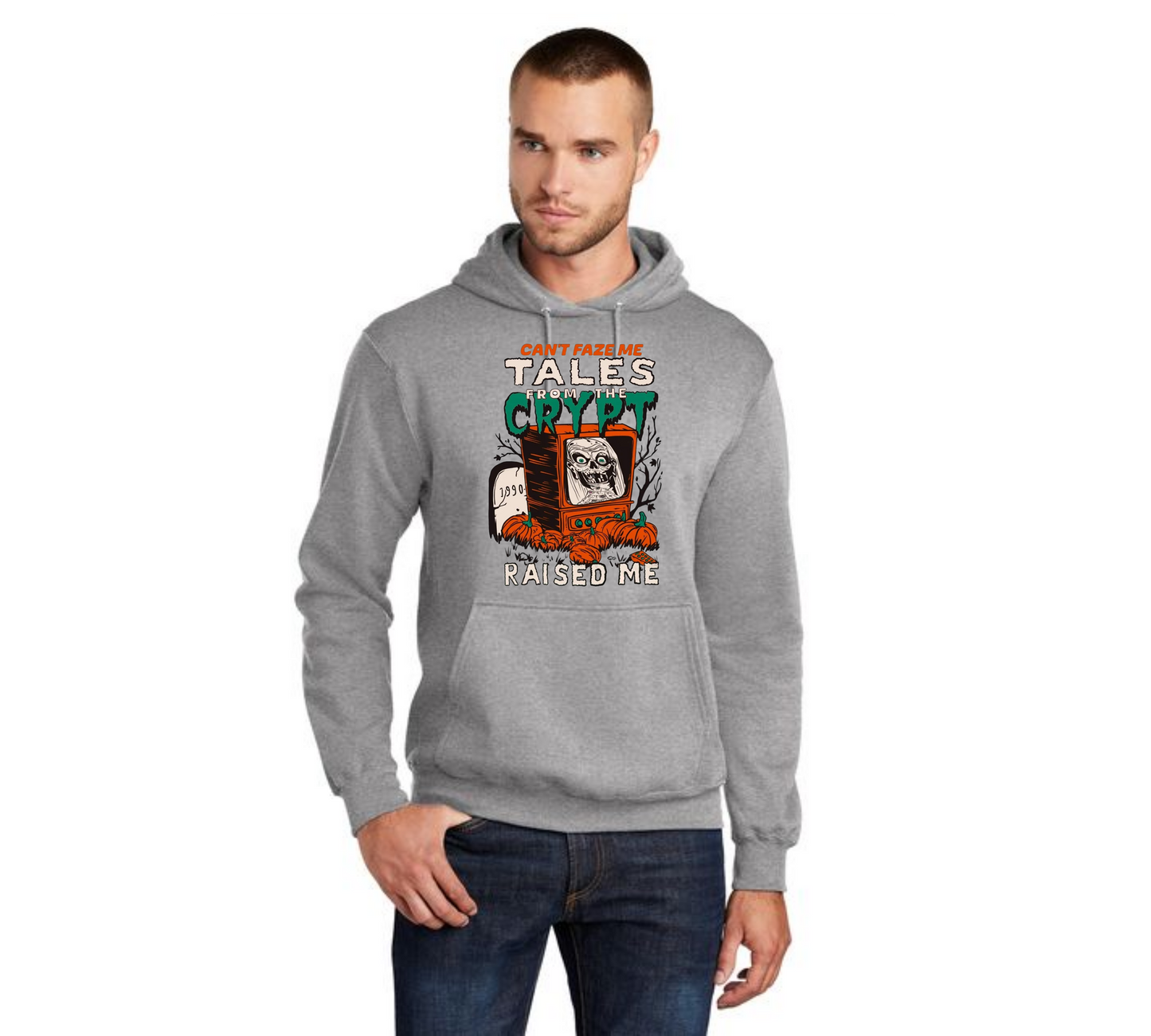 HALLOWEEN PC78H Port & Company® Core Fleece Pullover Hooded Sweatshirt HW-81
