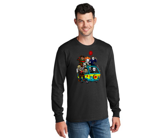 HALLOWEEN PC55LS Port & Company® Long Sleeve Core Cotton Tee HW-82