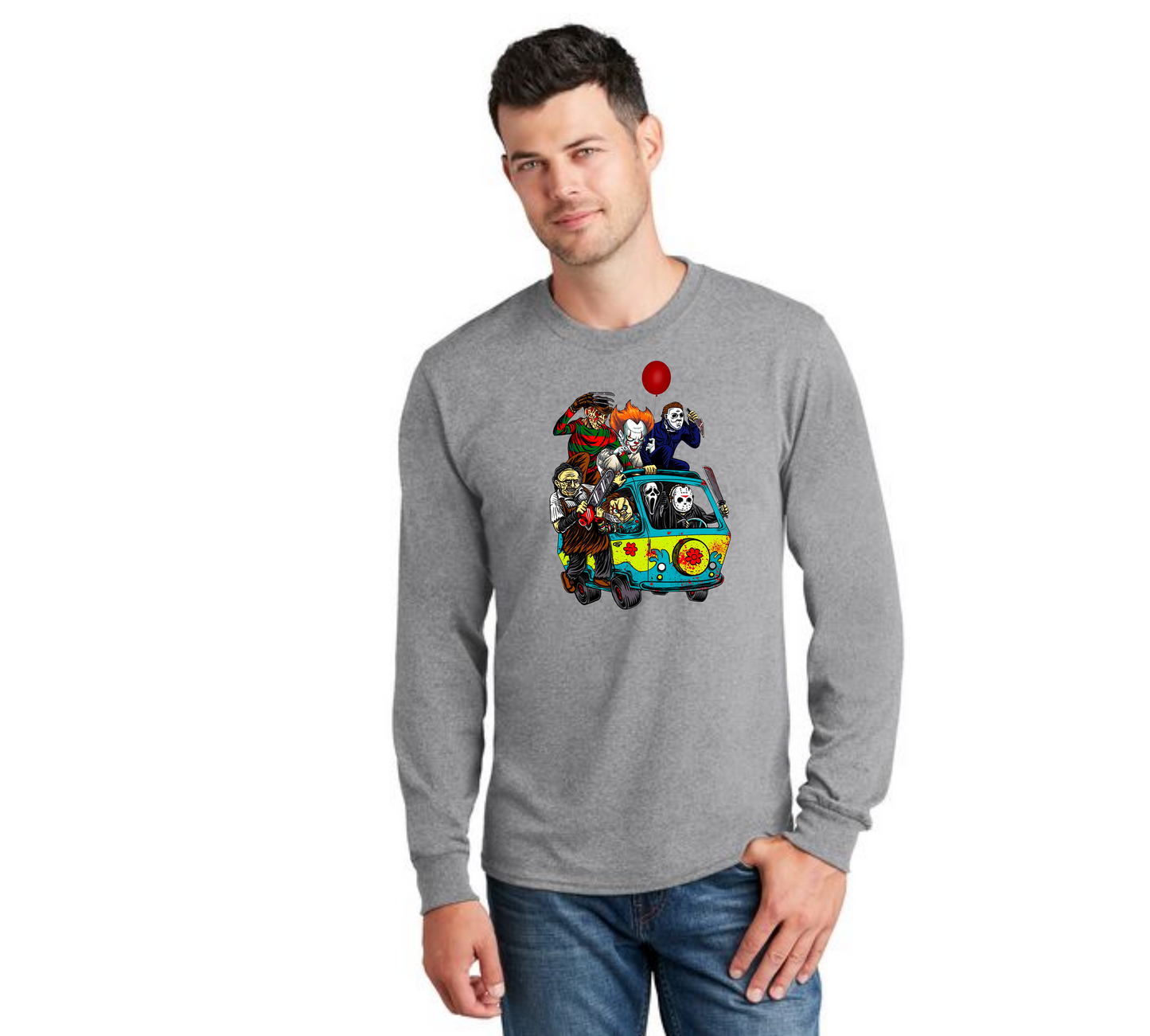HALLOWEEN PC55LS Port & Company® Long Sleeve Core Cotton Tee HW-82