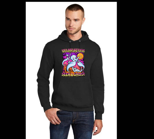 HALLOWEEN PC78H Port & Company® Core Fleece Pullover Hooded Sweatshirt HW-84