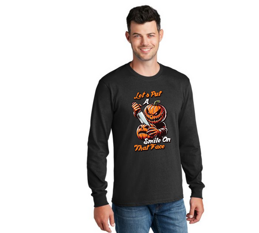 HALLOWEEN PC55LS Port & Company® Long Sleeve Core Cotton Tee HW-85