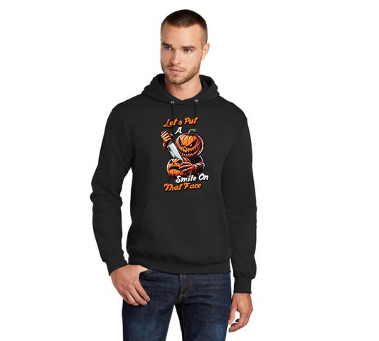 HALLOWEEN PC78H Port & Company® Core Fleece Pullover Hooded Sweatshirt HW-85