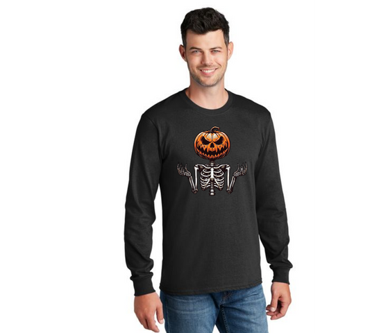 HALLOWEEN PC55LS Port & Company® Long Sleeve Core Cotton Tee HW-89