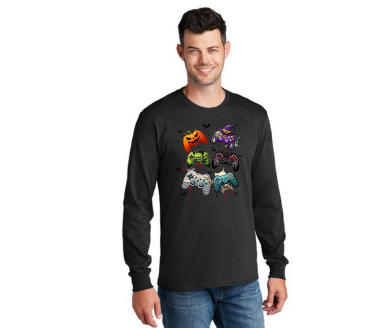 HALLOWEEN PC55LS Port & Company® Long Sleeve Core Cotton Tee HW-90