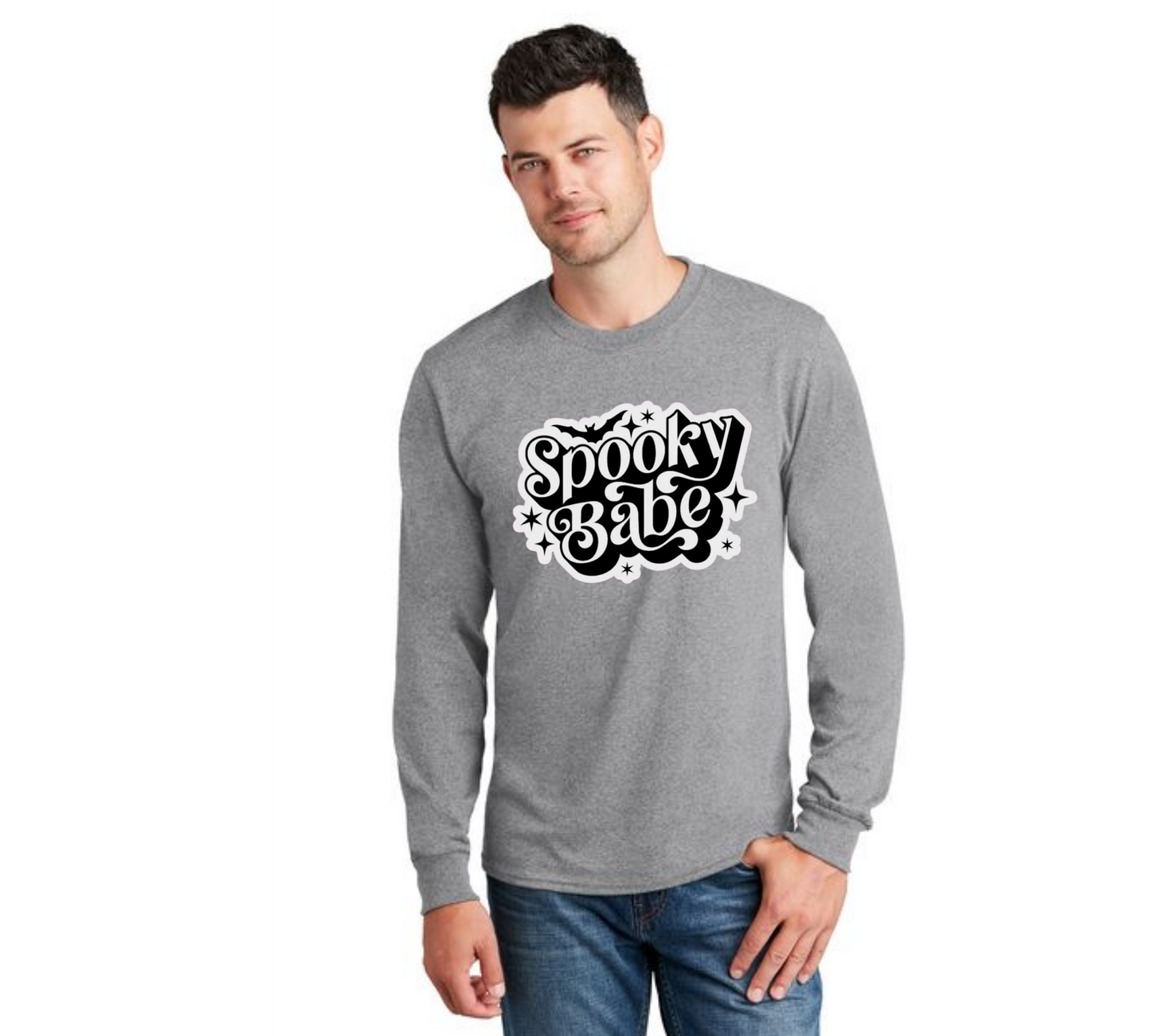 HALLOWEEN PC55LS Port & Company® Long Sleeve Core Cotton Tee HW-92