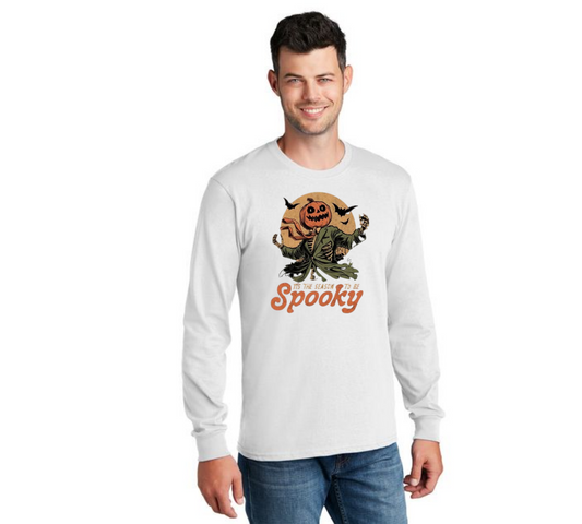 HALLOWEEN PC55LS Port & Company® Long Sleeve Core Cotton Tee HW-79