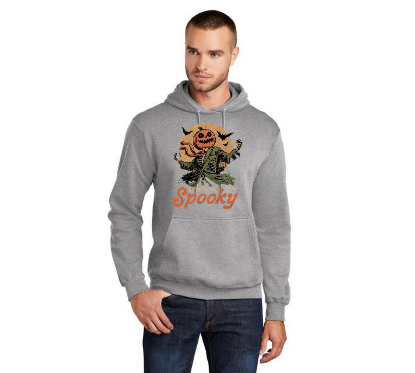HALLOWEEN PC78H Port & Company® Core Fleece Pullover Hooded Sweatshirt HW-79