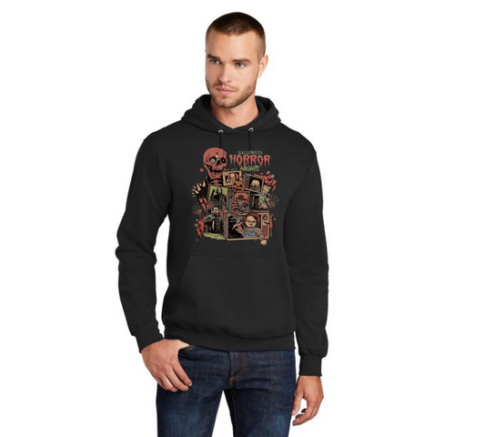 HALLOWEEN PC78H Port & Company® Core Fleece Pullover Hooded Sweatshirt HW-80